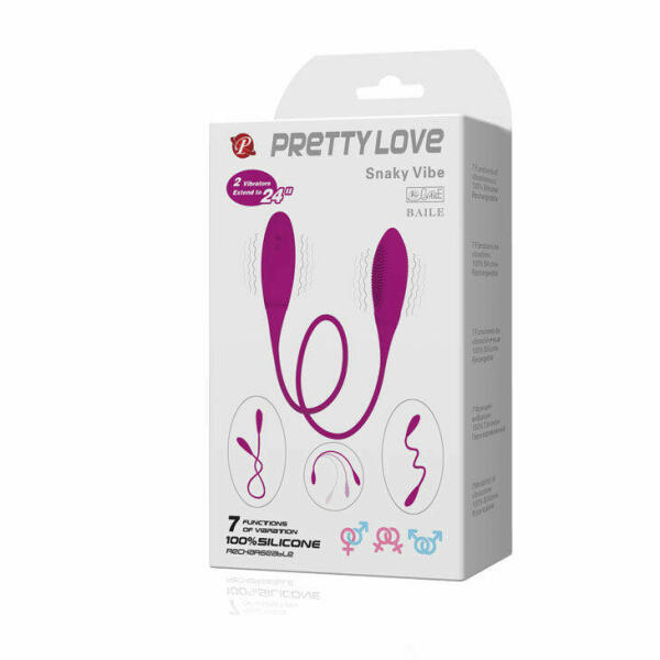 PRETTY LOVE - SNAKY DELUXE VIBRATOR 7 V