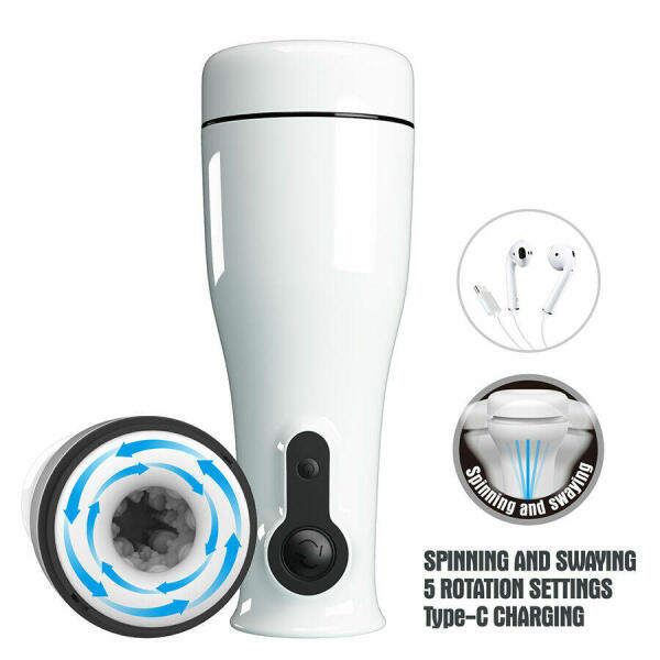 PRETTY LOVE - SABRINA ROTATING AND ROCKING MALE MASTURBATOR