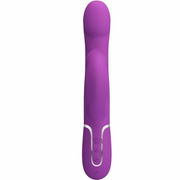 PRETTY LOVE - 4 IN 1 MULTIFUNCTION VIBRATOR & STIMULATOR PURPLE