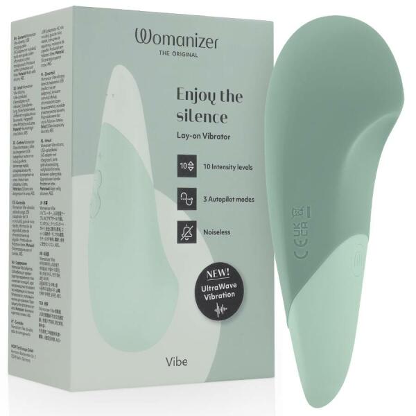 WOMANIZER - VIBE LAY-ON SILENT VIBRATOR SAGE