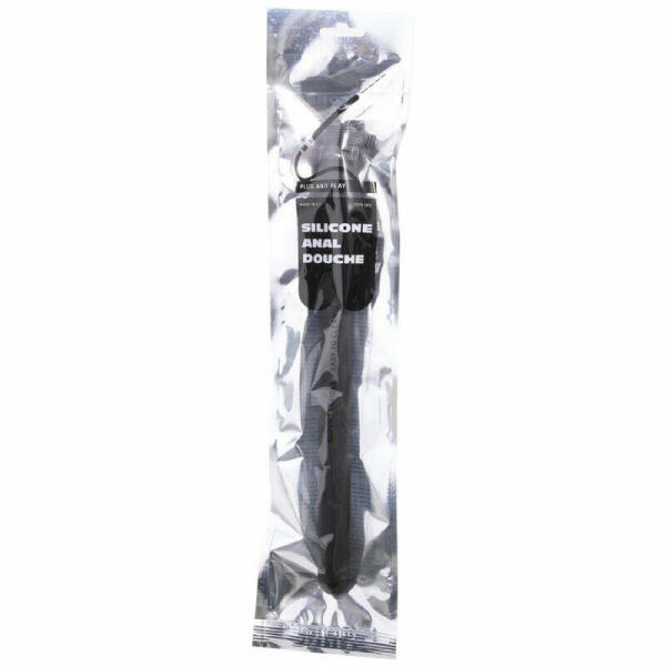 ALL BLACK - MEGA RIPPLE SHOWER ANAL SILICONE 28.5 CM