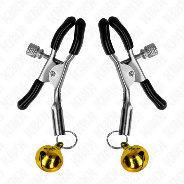 KINK - GOLD SINGLE BELL NIPPLE CLAMP 6 CM