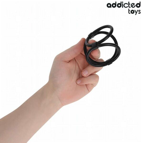 ADDICTED TOYS - TRIPLE PENIS RING