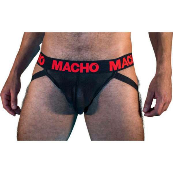 MACHO - MX26X2 JOCK NEGRO/ROJO