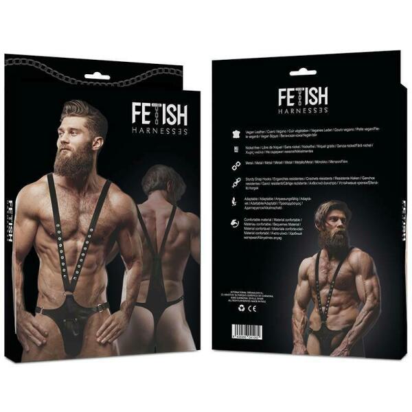 FETISH SUBMISSIVE ATTITUDE - ARNÉS ECOPIEL FORMA DE V HOMBRE