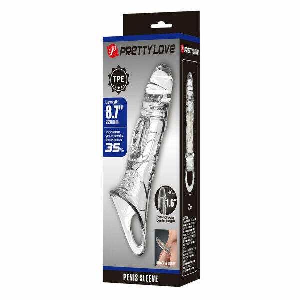 PRETTY LOVE - TRANSPARENT PENIS COVER