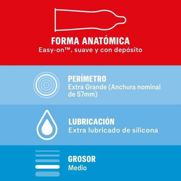 DUREX - SENSITIVE XL CONDOMS EXTRA LARGUE 10 UNITS