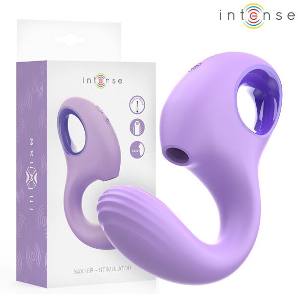 INTENSE - BAXTER VIBRATOR & STIMULATOR VIOLET