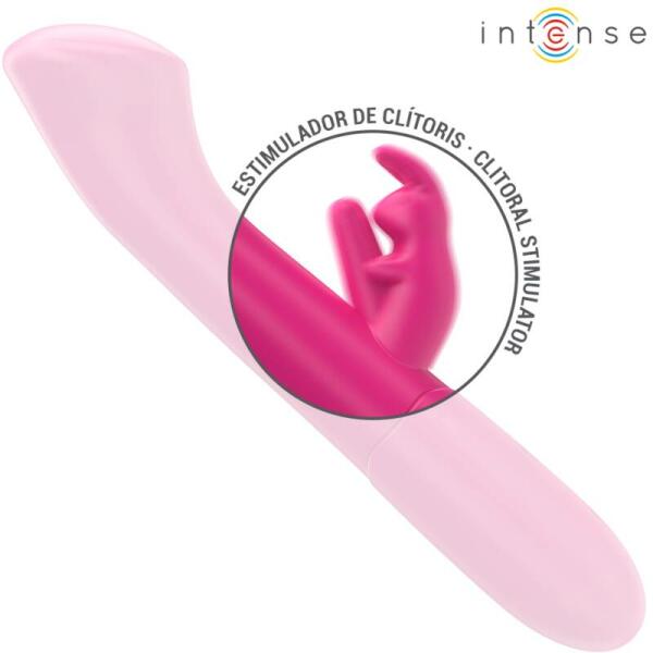 INTENSE - JULIETA RABBIT VIBRATOR 18.6 CM 10 VIBRATIONS PINK