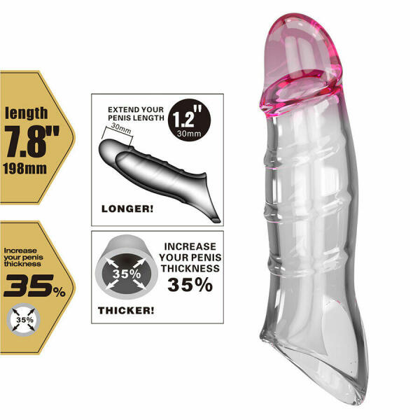 PRETTY LOVE - DARNELL TRANSPARENT EFFECT PENIS COVER