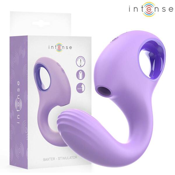 INTENSE - BAXTER VIBRATOR & STIMULATOR VIOLET