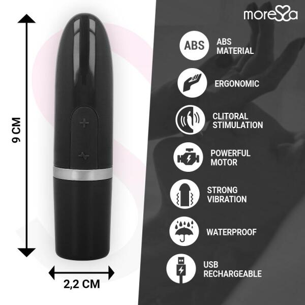 MORESSA - IVY VIBRATOR STIMULATOR TRAVEL BLACK