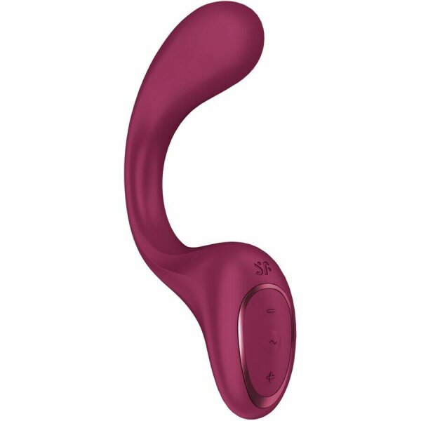 SATISFYER - G FOR GODDESS 2 RABBIT VIBRATOR BOTTLE BORDEAUX