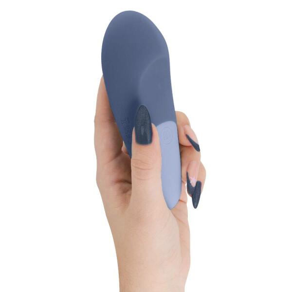 WOMANIZER - VIBE LAY-ON SILENT VIBRATOR DARK BLUE