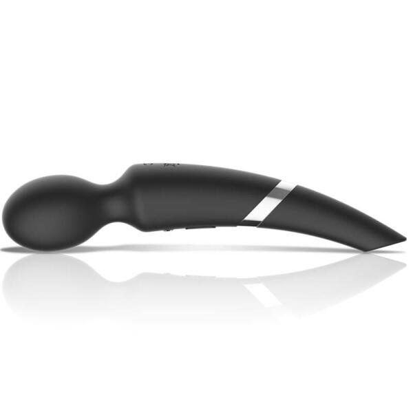 BLACK&SILVER - BECK WAND AND SUCTION CUP 2 IN 1 SILICONE