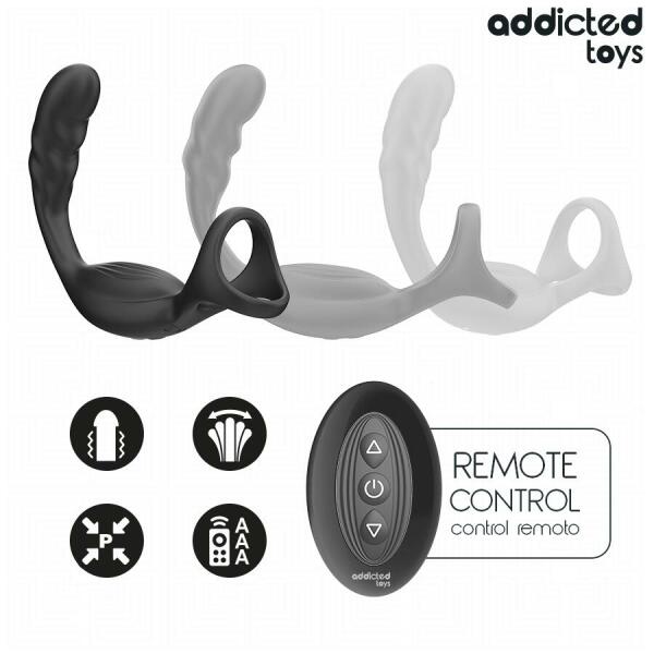 ADDICTED TOYS - DUAL PROSTATIC COCK RING REMOTE CONTROL