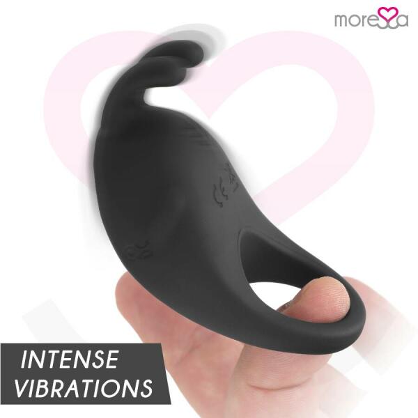 MORESSA - BRAD PREMIUM SILICONE RECHARGEABLE BLACK