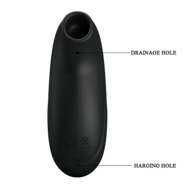 PRETTY LOVE - LUXURY RECHARGEABLE SUCTION MASSAGER BLACK