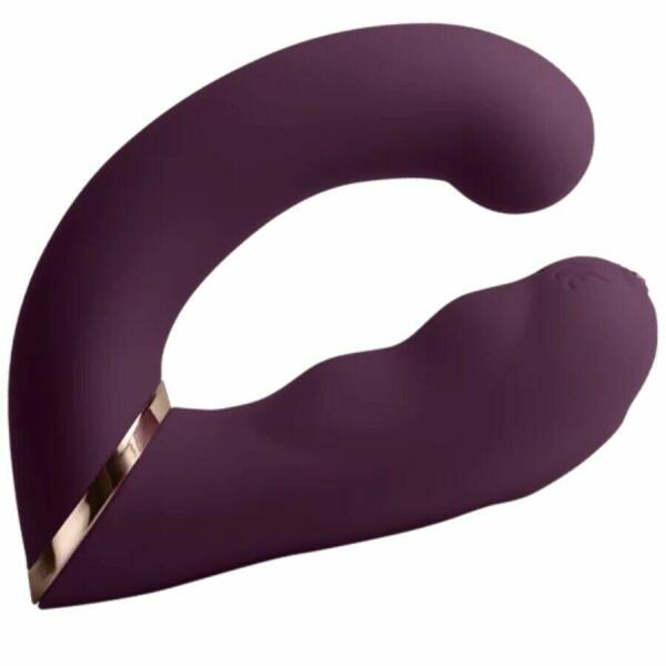ROCKS-OFF - GEMINI DUAL VIBRATOR G-SPOT CLITORIS STIMULATOR PURPLE
