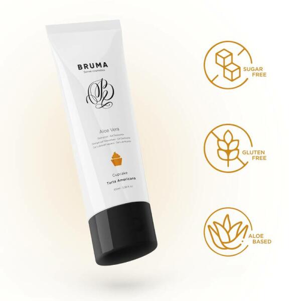 BRUMA - ALOE VERA SLIDING GEL CUPCAKE FLAVOR 100 ML