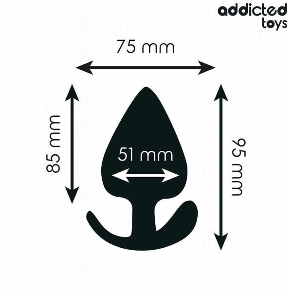 ADDICTED TOYS - ANAL PLUG SILICONE SIZE XL 9.5 CM