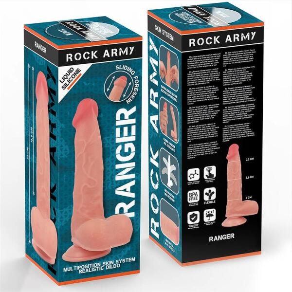 ROCKARMY - LIQUID SILICONE RANGER 22 CM -O- 3.6 CM