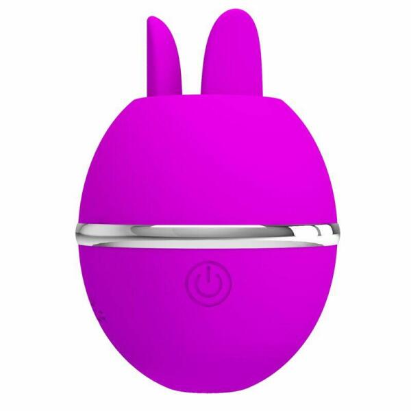 PRETTY LOVE - GEMINI BALL PURPLE ROUND SILICONE VIBRATOR