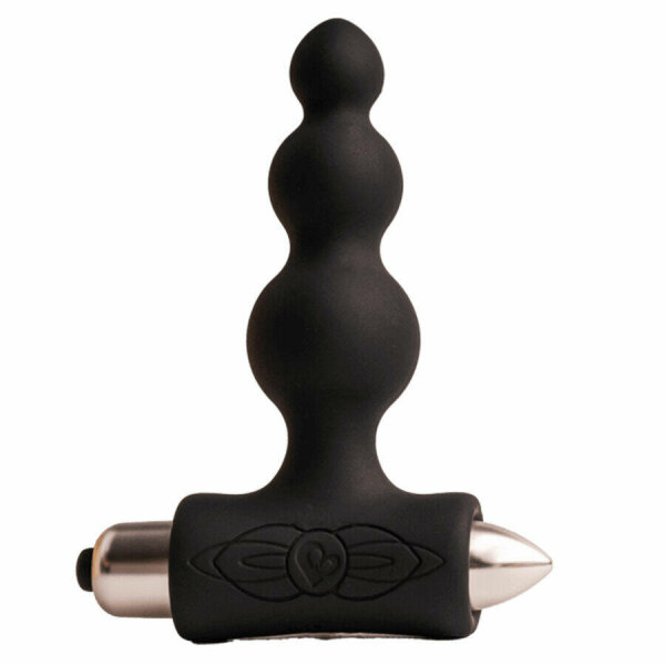 ROCKS- OFF - PETITE SENSATIONS BUBBLES ANAL PLUG VIBRATOR BLACK