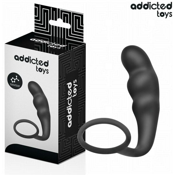 ADDICTED TOYS - ANAL PLUG WITH RING SILICONE MODEL 4