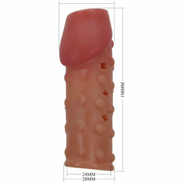 PRETTY LOVE - TIGHT AND VOLUMIZING PENIS SLEEVE NATURAL