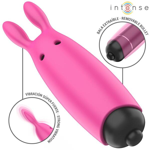 INTENSE - HOPPER PINK VIBRATING BULLET 8.3 X 2.4 CM