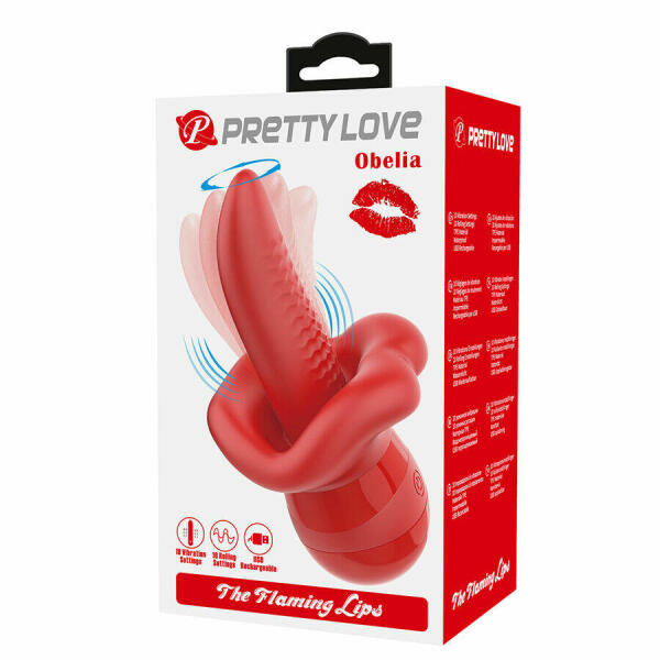 PRETTY LOVE - OBELIA MASTURBATOR TONGUE VIBRATOR WITH ORBITAL MOTION