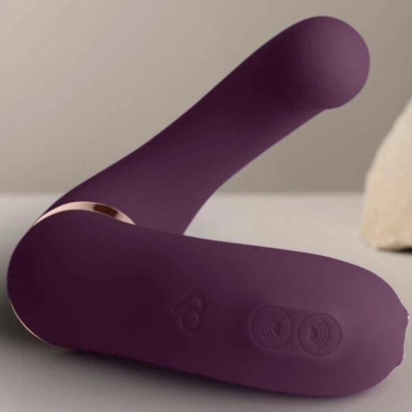 ROCKS-OFF - GEMINI DUAL VIBRATOR G-SPOT CLITORIS STIMULATOR PURPLE