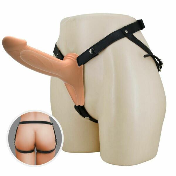 PRETTY LOVE - LANDON LIGHT-SKIN VIBRATING STRAP-ON