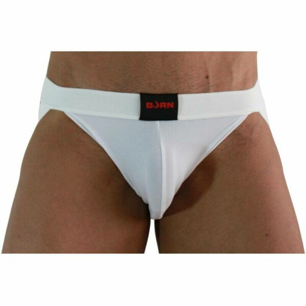 BURN - 007 JOCK LYCRA BLANCO