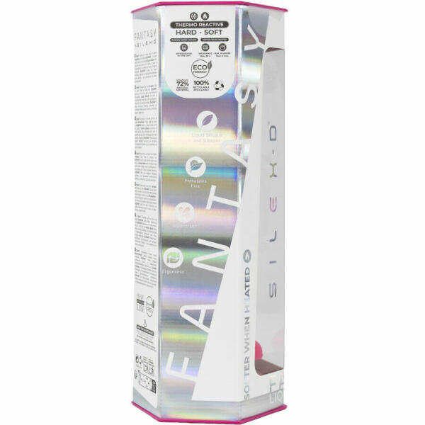 SILEXD - DREAMY DILDO FANTASY LIQUID SILICONE THERMOREACTIVE FUCHSIA 18.5 CM