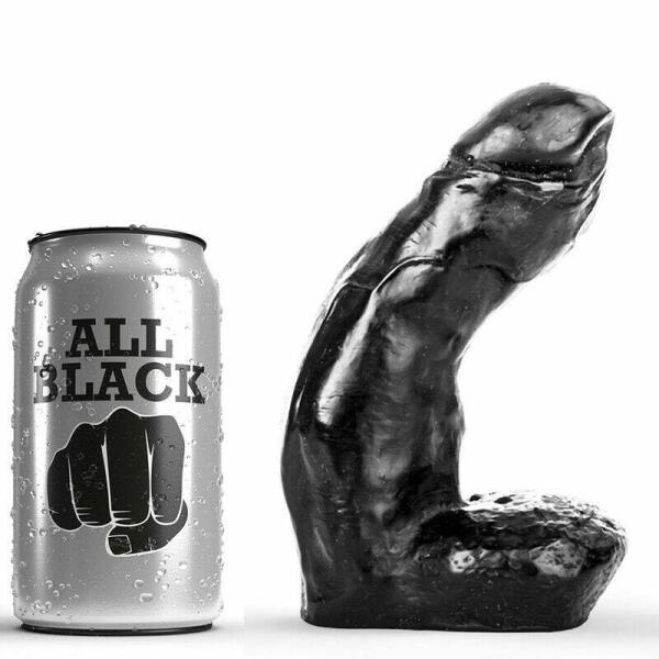 ALL BLACK - DILDO REALISTIC 15 CM