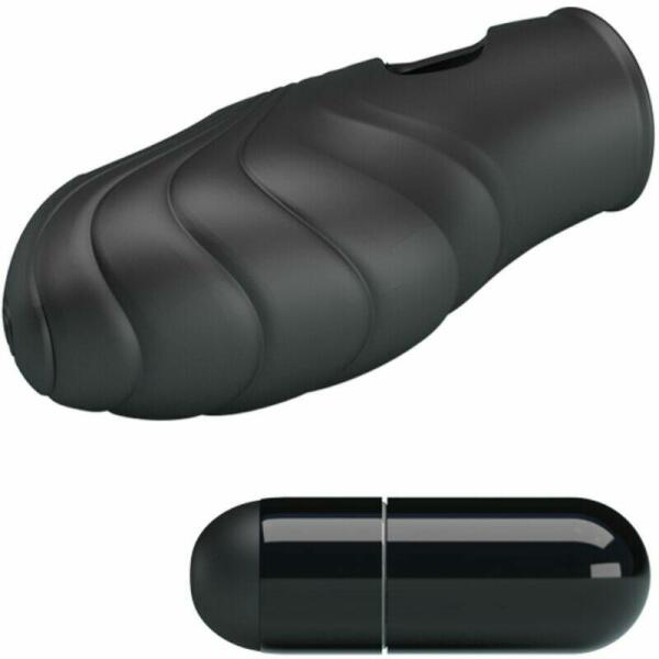 PRETTY LOVE - LICH SILICONE FINGER VIBRATOR BLACK