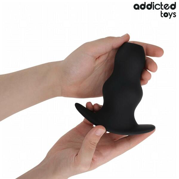 ADDICTED TOYS - HOLLOW ANAL PLUG SILICONE SIZE XL 13.9 CM
