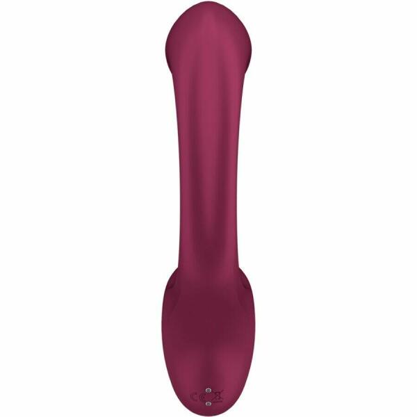 SATISFYER - G FOR GODDESS 2 RABBIT VIBRATOR BOTTLE BORDEAUX
