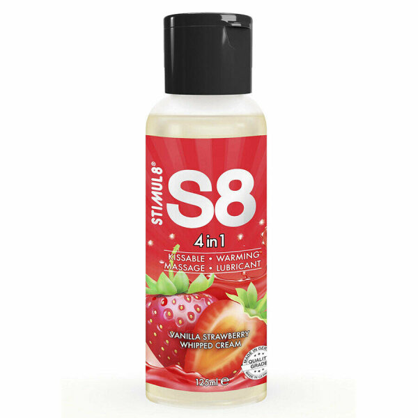 STIMUL8 - S8 4 IN 1 STRAWBERRY DESSERT LUBRICANT 125 ML