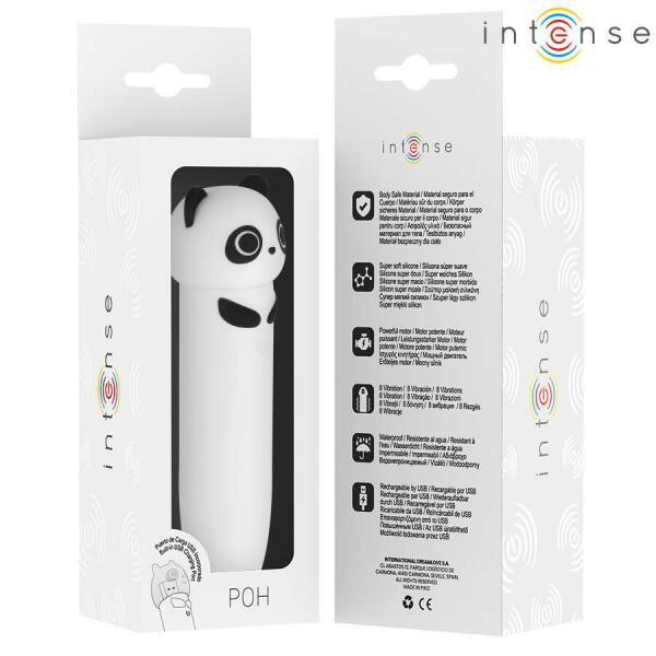 INTENSE - POH PANDA VIBRATING BULLET USB RECHARGEABLE 10 X 2.2 CM