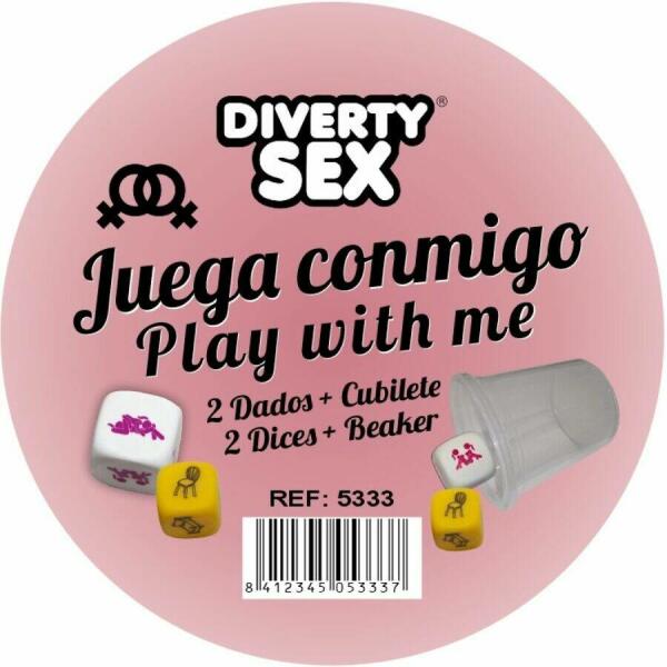 DIABLO PICANTE - DICE GAME PLACE + POSITIONS FOR WOMEN WITH CUP