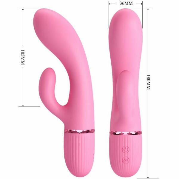 PRETTY LOVE - MARSKI RABBIT VIBRATOR & G-SPOT PINK