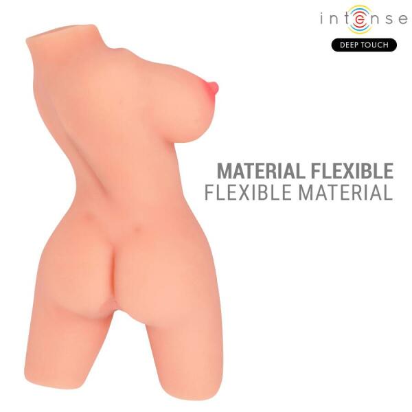 INTENSE DEEP TOUCH - JESSE TORSO DOUBLE VAGINA & ANO MASTURBATOR