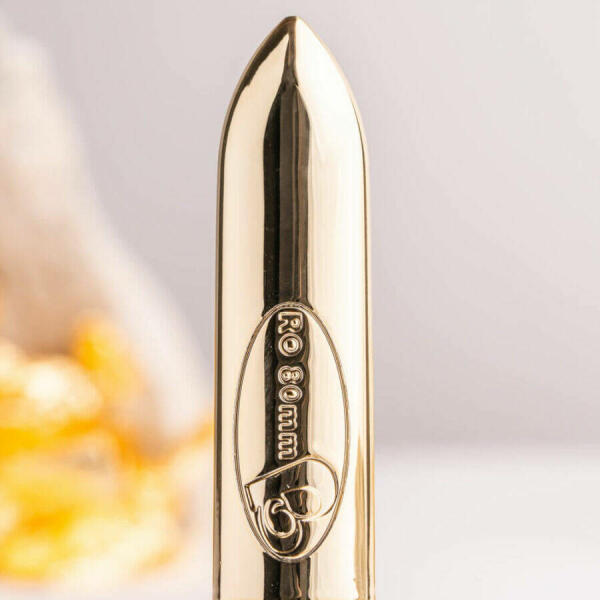 ROCKS- OFF - RO-80 CHAMPAGNE GOLDEN VIBRATING BULLET