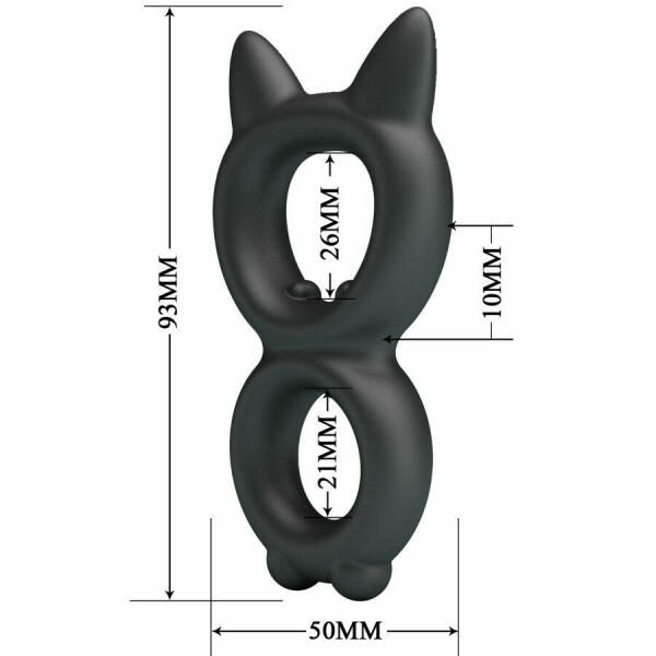CRAZY BULL - TORAN DOUBLE SILICONE RING MODEL 20