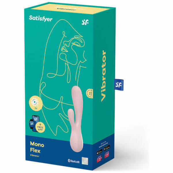 SATISFYER - MONO FLEX PINK WITH APP