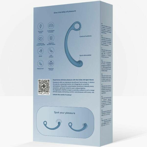 SNAIL VIBE - AXI VIBRATING MASSAGE WAND BLUE