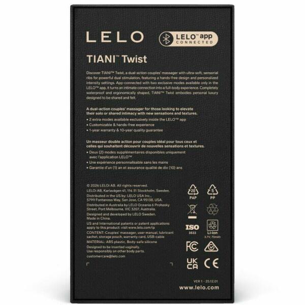 LELO - TIANI TWIST COUPLES VIBRATOR FOAM